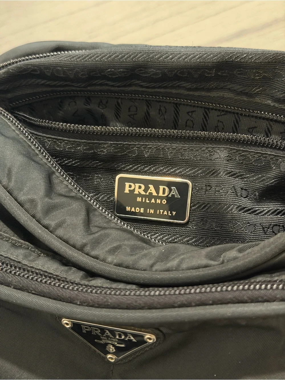 PRADA Black Small Crossbody Bag